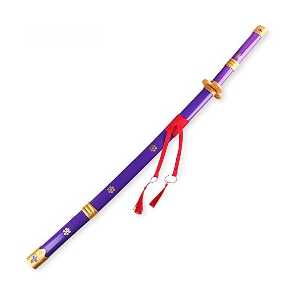 CRIPT Sword Slayer Cosplay, Halloween Samurai Sword Accessoires Pour Le Jeu de Rôles de Diable Tueur Toys Sword/Purple Yama