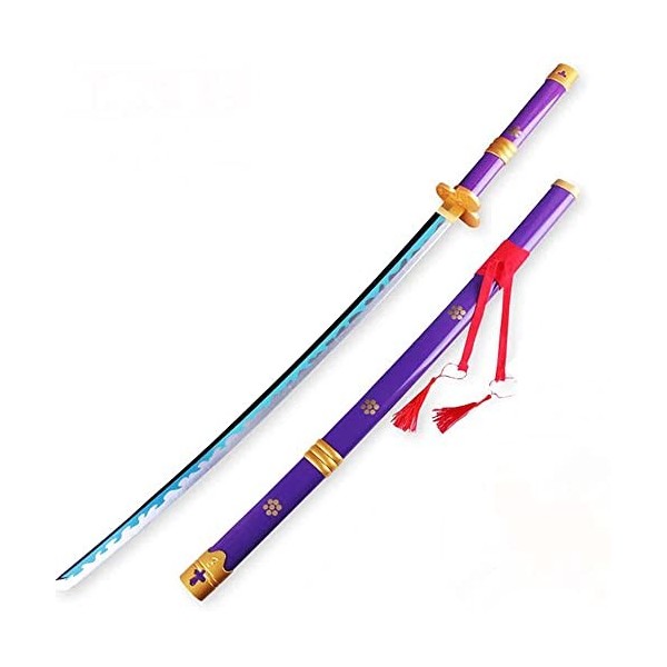 CRIPT Sword Slayer Cosplay, Halloween Samurai Sword Accessoires Pour Le Jeu de Rôles de Diable Tueur Toys Sword/Purple Yama