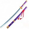 CRIPT Sword Slayer Cosplay, Halloween Samurai Sword Accessoires Pour Le Jeu de Rôles de Diable Tueur Toys Sword/Purple Yama