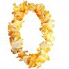 Lot de 24 guirlandes de fleurs hawaïennes de 45,7 cm de long pour déguisement de plage, fête, accessoire Hawaï épais orange 
