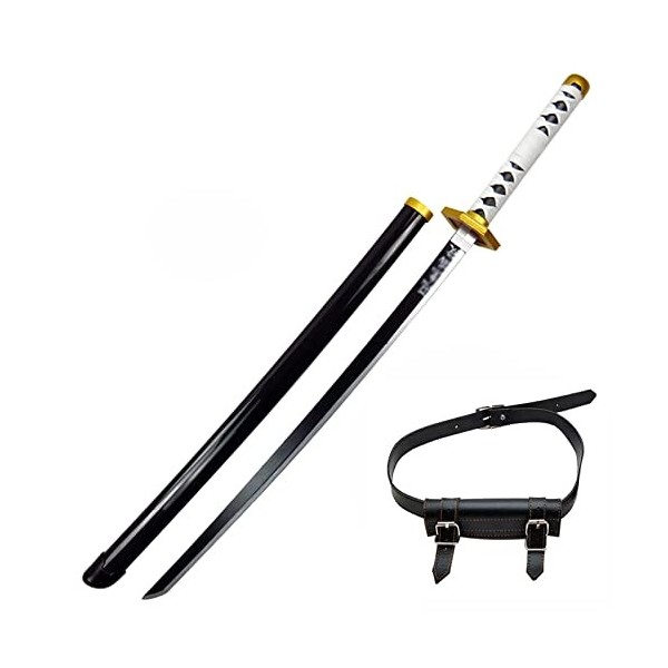 Generisch Épée Démon De Slayer Katana en Bois Katana Anime Cosplay Sabito Sabre en Bois Halloween Jeu De Rôle Décoration for 