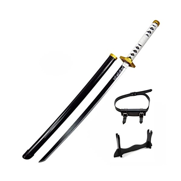 Generisch Épée Démon De Slayer Katana en Bois Katana Anime Cosplay Sabito Sabre en Bois Halloween Jeu De Rôle Décoration for 