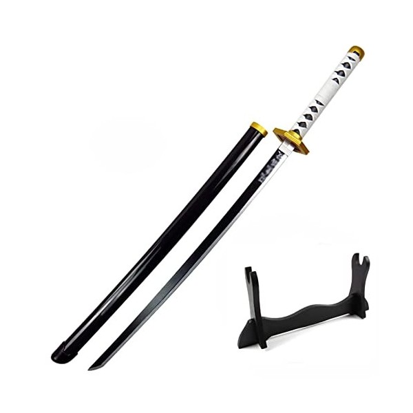 Generisch Épée Démon De Slayer Katana en Bois Katana Anime Cosplay Sabito Sabre en Bois Halloween Jeu De Rôle Décoration for 