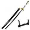 Generisch Épée Démon De Slayer Katana en Bois Katana Anime Cosplay Sabito Sabre en Bois Halloween Jeu De Rôle Décoration for 