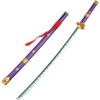 LLYLAY Katana Sword,Épée Demon Slayer en Bois,Anime Lovers,Accessoire Fait à la Main en Bois,Swords pour Anime Fans,Cadeau de