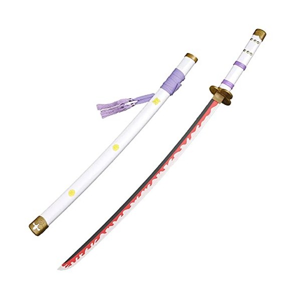 LLYLAY Katana Sword,Épée Demon Slayer en Bois,Anime Lovers,Accessoire Fait à la Main en Bois,Swords pour Anime Fans,Cadeau de