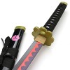 LLYLAY Katana Sword,Épée Demon Slayer en Bois,Anime Lovers,Accessoire Fait à la Main en Bois,Swords pour Anime Fans,épée en B