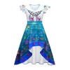 BINGFENG Mirabel Cosplay Costume Fille Robe Déguisements pour Carnaval Halloween Princesse Robe Color:Skirt/Glass/Bag,Size:14