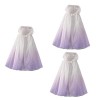 Toyvian 3 Pièces Cape En Maille Pour Enfants Costumes De Cape De Princesse Châle À Capuche Vêtements Cape Cosplay Cape Sequin