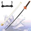 Katana en Bois avec Support, Kochou Shinobu Cosplay épée de samouraï, Jouets de Lame de Demon Slayer, Accessoire décoratif d