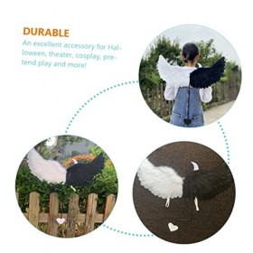 TOYANDONA 5 Pièces Ailes Diable Et Ange Double Costume Femmes Ailes DAnge Adulte Halloween Ailes Enfants Jeu De Rôle Costume