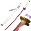 LLYLAY Katana Sword,Épée Demon Slayer en Bois,Objets de Collection,Katana pour Accessoires de Cosplay Jouets Anime samouraï,A