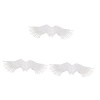 Toyvian 3 Pièces Accessoires Ange pour La Fêteblanc Romantique Photo Fée L Performance Costume Mariage Enfants Ailes Fête Ann