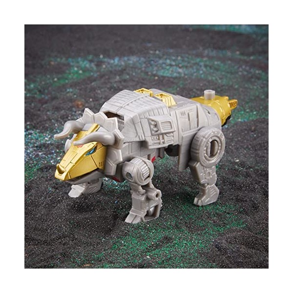 Transfromers Legacy Evolution, Figurine Dinobot Slug, Classe Origine 8,5 cm , F7178, Multicolore