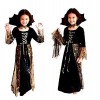 Costume de sorcière - déguisement - carnaval - halloween - musaraigne - sorcière - couleur noire - fille - taille m - 6/7 ans