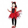 Inception Pro Infinite Costume - Déguisement - Carnaval - Halloween - Diable - Demon - Infernal - Couleur rouge - Fille - Tai