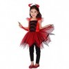 Inception Pro Infinite Costume - Déguisement - Carnaval - Halloween - Diable - Demon - Infernal - Couleur rouge - Fille - Tai