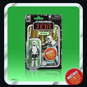 Star Wars Retro Collection, Biker Scout, Le Retour du Jedi, Figurine de Collection, échelle de 9,5&nbsp;cm, dès 4&nbsp;Ans