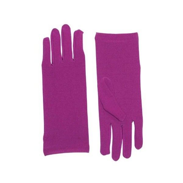 Forum Novelties Novelty Short Dress Gloves Accessoire pour Costume, Violet, Taille Unique Femme
