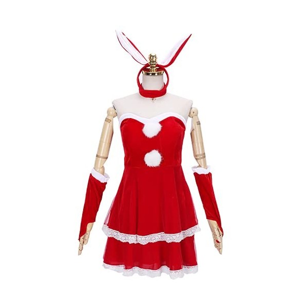 JOJO STYLE Anime Cosplay Costume Bunny Girl Cosplay Vêtements Halloween Costumes Fille Déguisée en Lapin Y Compris Jupe + Ore