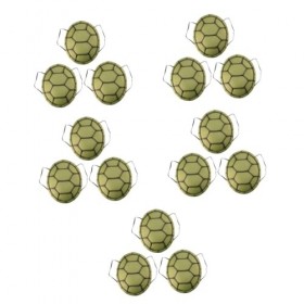 ibasenice 15 Pièces Eva Carapace De Tortue Halloween Accessoires DHabillage Carapace De Tortue Accessoires De Cosplay Access