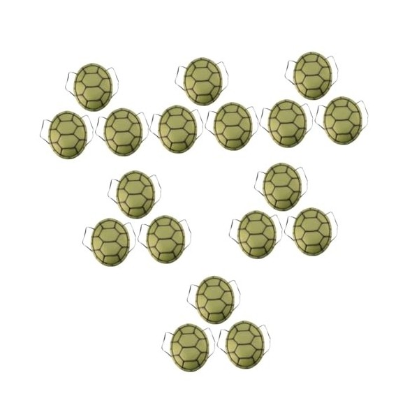 ibasenice 15 Pièces Eva Carapace De Tortue Halloween Accessoires DHabillage Carapace De Tortue Accessoires De Cosplay Access