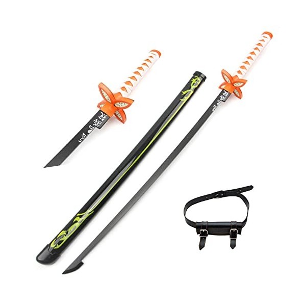 CRIPT Anime Sword Slayer Blade Bamboo Wooden Samurai Sword Katana Toy Couteau Pour Anniversaire Présente Des Accessoires DHa