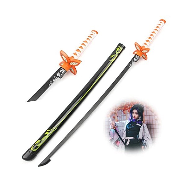 CRIPT Anime Sword Slayer Blade Bamboo Wooden Samurai Sword Katana Toy Couteau Pour Anniversaire Présente Des Accessoires DHa