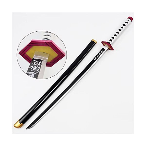 Swords pour Anime Fans,Accessoire Fait à la Main en Bois,Katana Sword,Objets de Collection,Katana pour Accessoires de Cosplay