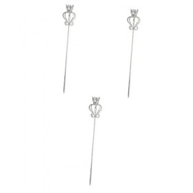 Totority 3 Pièces Couronne Sceptre De Fée De Marche Décoratif Élégant Accessoire De Fête De Fée Sceptres De Fête De Fée Robe 