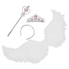 TOYANDONA 4 Ensembles Halloween Costumes Pour Adultes Maquillage Décor Enfants Place Filles Vêtements Ange Ailes Kit Femmes A