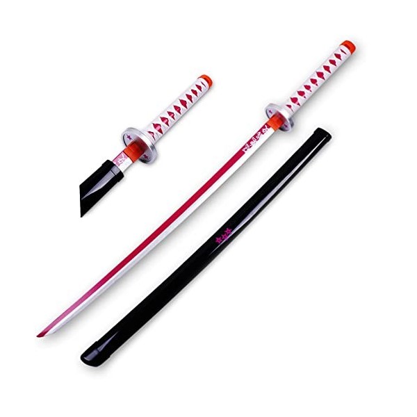 CABINE Slayer Cosplay Tsuyuri Kanawo Katana Wood Samurai Sword Toy Accessoires Faits À La Main 104 Cm Pour Les Amateurs DAni