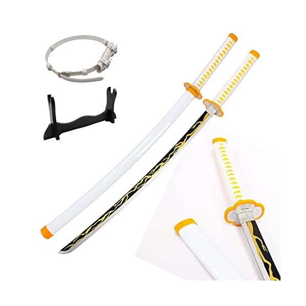 Générique Lame dépée de samouraï pour Cosplay Katana dAnime Japonais Katanas 104cm Bamboo Toy Slayer for Demon Agatsuma Kam