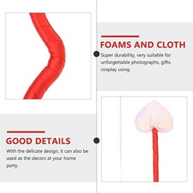 ibasenice 7 Ensembles Bandeau Coeur De Cupidon Amour De Cupidon Flèches DArc De Cupidon Tenue De Cupidon Costume De Cupidon 