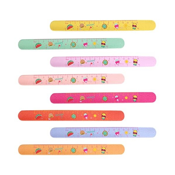 STOBOK 32 Pièces Bague À LÉchelle Anneaux DÉté Décor Animal Bracelets en Silicone Enfants Bas De Noël Jouets Bracelet Acces