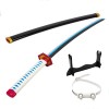 generisch Katana Demon De Slayer Giyuu Cosplay Demon De Slayer Sword Katana Anime Tomioka Giyuu Decoration Halloween Accessoi