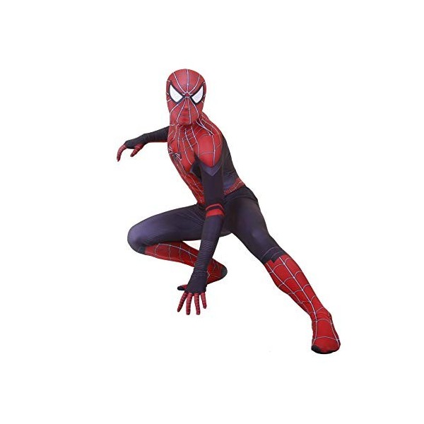 Westion Hommes Halloween super-héros combinaison adolescents Spiderman body enfants noël Cosplay Costume adultes festif carna