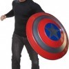 sookin Captain America Shield Iron Art Shield Cosplay Accessoires RéTro Costume Bouclier Halloween pour Adultes et Enfants Je