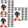 Toyvian 80 Pcs Masques Mauvais Halloween Loup Accessoires DAnniversaire Grande Robe Mignonne Pour Les Yeux De Renard Noir Dé