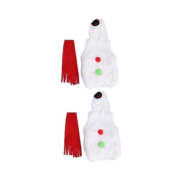 ibasenice 2 Pièces Ensemble Costume De Noël Enfants Halloween Habiller Enfants Costume De Bonhomme De Neige Fille Enfant En B