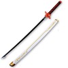 FYHCY Démon Tueur Kamado Tanjiro Lame COS en Bois épée Armes Accessoire modèle Anime Amoureux Cosplay Katanas Accessoires Jou