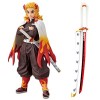 Deters 80/104 cm épée de samouraï Cadeau de noël Arme Katana Jouet Accessoire de Cosplay en Bois Bambou, pour Les Enfants fêt