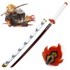 NIANXINN Katana Épée Slayer Blade Cos Bois Anime Ninja Épée Jouet Arme Accessoire Cosplay Prop Jouet pour Anime Fans Jour des