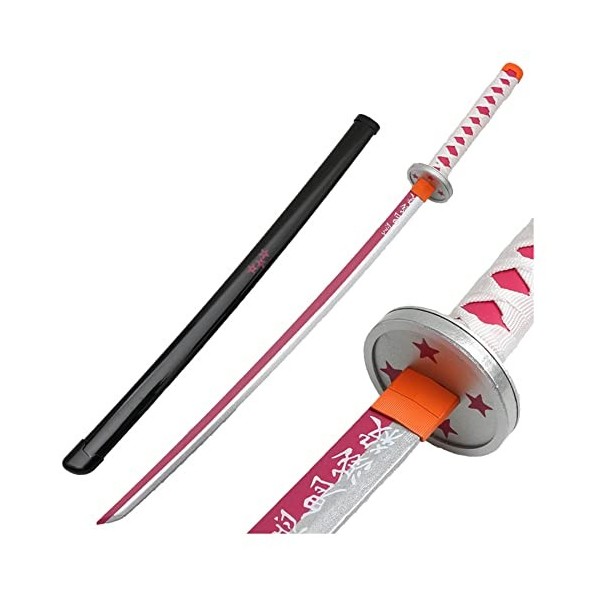 z&dw épée Jouet Warrior Demon Slayer Katana Wooden Sword Anime Japonais Accessoires darmes Anime Ninja Sword Toys/Pink / 76c