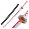 z&dw épée Jouet Warrior Demon Slayer Katana Wooden Sword Anime Japonais Accessoires darmes Anime Ninja Sword Toys/Pink / 76c