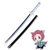 PICFEA Katana Épée Nichirin Anime Épée Bambou Lame Halloween Accessoires Fans dAnime Cosplay Katana Demon Slayer Personnages