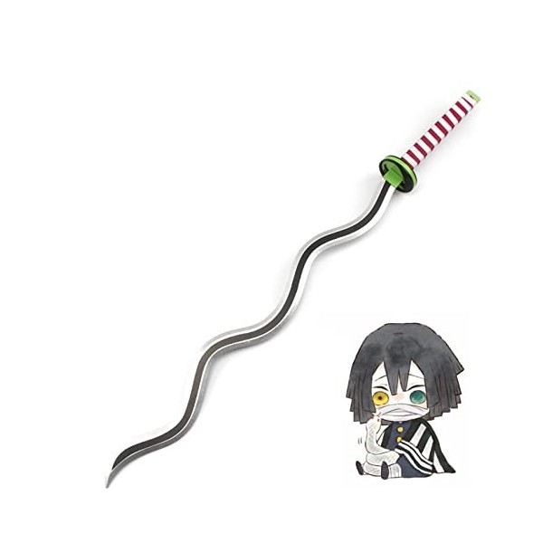 PICFEA Katana Épée Nichirin Anime Épée Bambou Lame Halloween Accessoires Fans dAnime Cosplay Katana Demon Slayer Personnages