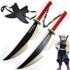 Katana Demon Slayer Cosplay Uzui Tengen Épée De Samouraï 80cm Sabre Japonais En Bois Epée Ninja Cosplay Anime Katana Accessoi