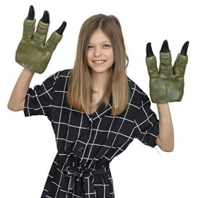 Skeleteen Accessoires de déguisement griffes de dinosaure – Velociraptor – Gants de déguisement pour adultes et enfants