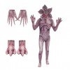 Saturey Costume étranger Demogorgon pour adultes et enfants fête effrayante cosplay combinaison et accessoires couleur : Tou